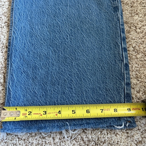 Abercrombie & Fitch The Loose High Rise Straight Leg Jeans Size 27/4 Long - Picture 9 of 11